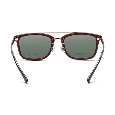 Gambar Parim Eyewear Kacamata Magnet Ultem Aviator Metal - Merah