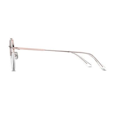 Gambar Parim Eyewear Kacamata Optical Round Ultem - Putih/Rose Gold