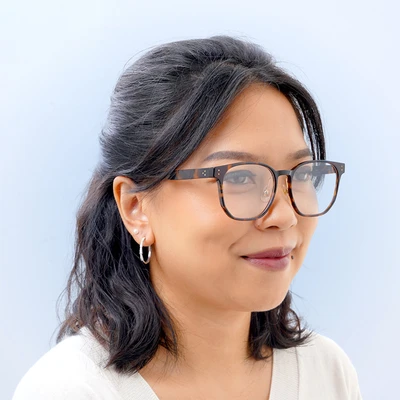 Gambar Parim Eyewear Kacamata Optical Wide Square Frame - Hitam