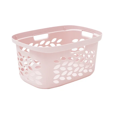 Gambar Ezy Storage 63 Ltr Fleur Keranjang Laundry - Pink