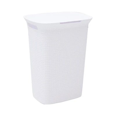 Gambar Ezy Storage 57 Ltr Keranjang Laundry Dengan Tutup - Putih