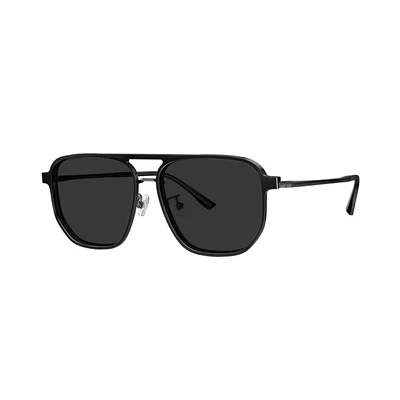 Gambar Parim Eyewear Kacamata Magnetic Aviator Metal & Ultem - Abu-Abu