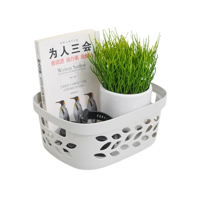 Gambar Ezy Storage Fleur Keranjang Penyimpanan 26x20x10.65 cm - Abu-Abu