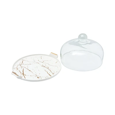 Gambar Appetite Wadah & Piring Saji Porcelain Dengan Tutup Set 8 pcs - Putih