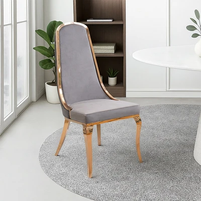 Gambar Informa Floris Kursi Makan Fabric - Abu-Abu