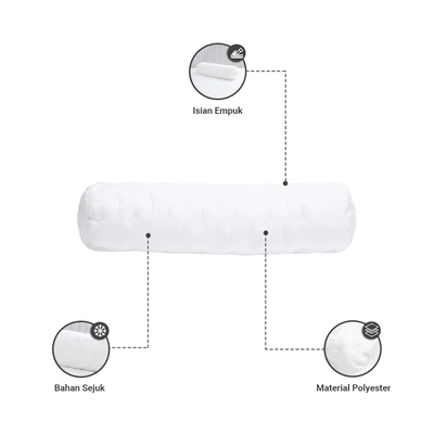 Gambar Informa Sleep 23x90 cm Guling Down Feel - Putih