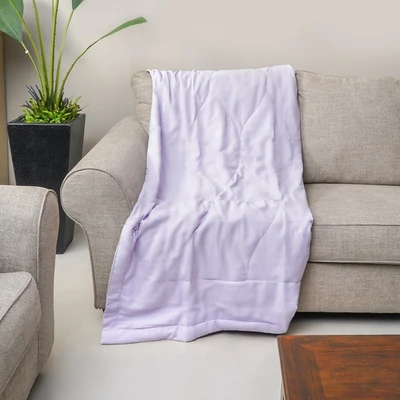 Gambar Sleeplite 150x200 Cm Selimut Polyester Summer Solid - Ungu Lilac