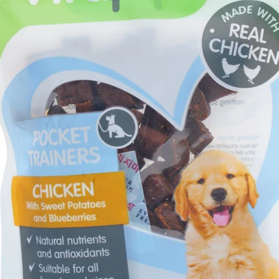 Gambar JerHigh Camilan Anjing All Life Stages All Breeds Chick Sweet Potatos Blueberry 70 gr