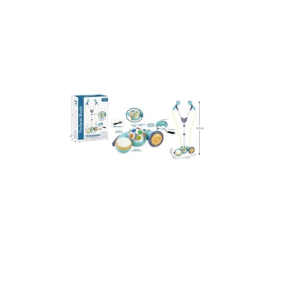 Gambar Kiddy Fun Set 2 Pcs Microphone Multifunctional - Biru
