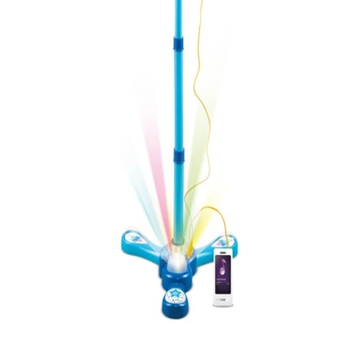 Gambar Kiddy Fun Microphone Dengan Lampu Musik & Suara - Biru