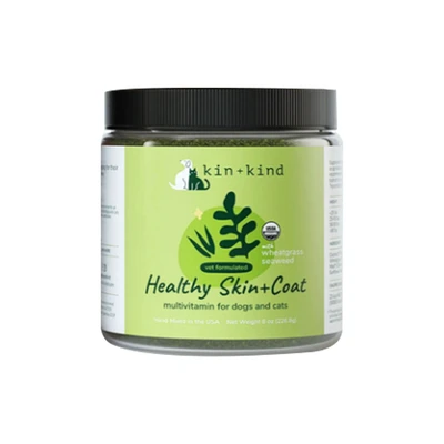 Gambar Kin+Kind Suplemen Hewan Healthy Skin & Coat 113.4 gr