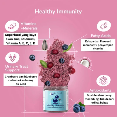 Gambar Kin+Kind Suplemen Hewan Healthy Immunity 113.4 gr