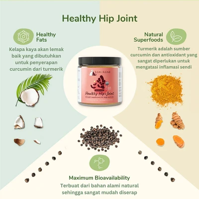 Gambar Kin+Kind Suplemen Hewan Healthy Hip & Joint 113.4 gr