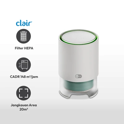 Gambar Clair Air Purifier 20 m2 CADR 148 m3/jam M1M24 - Putih