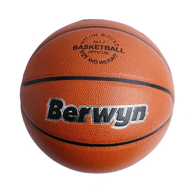 Gambar Berwyn Ukuran 7 Bola Basket Laminated PU - Cokelat
