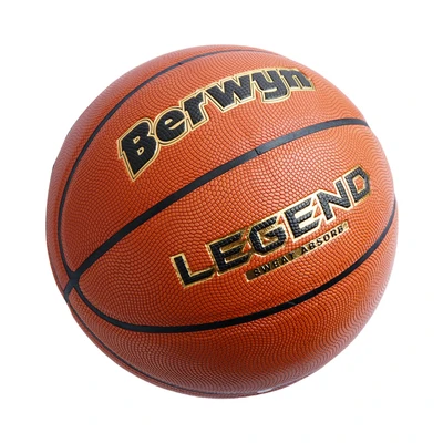 Gambar Berwyn Ukuran 7 Bola Basket Sweat Absorb Laminated Pu - Cokelat