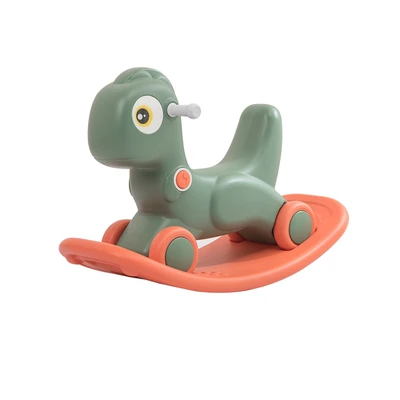 Gambar Little Giggles Ride On Rocking Dinosaur - Hijau