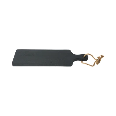 Gambar Pendopo Talenan Paddle Rectangle Mahoni 50x15 cm - Hitam