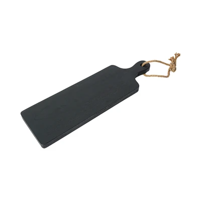 Gambar Pendopo Talenan Paddle Rectangle Mahoni 50x15 cm - Hitam