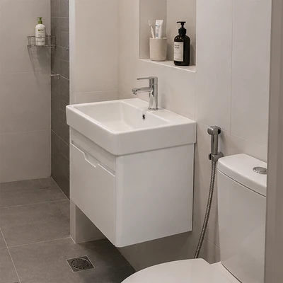 Gambar Informa Harley Kabinet Kamar Mandi - Putih Gloss