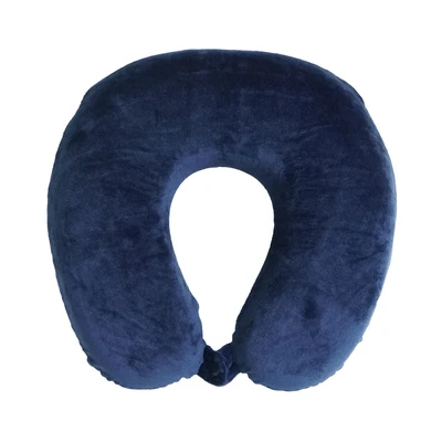 Gambar Passport Bantal Leher - Biru/Abu-Abu