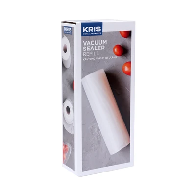 Gambar Kris Kantong Vacuum Roll Isi Ulang 22x500 cm Set 2 Pcs Transparan