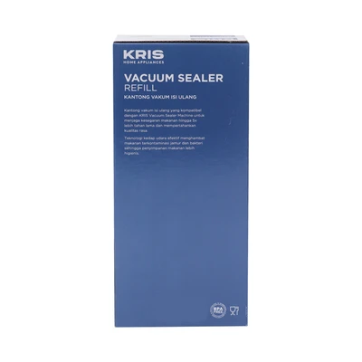 Gambar Kris Kantong Vacuum Roll Isi Ulang 22x500 cm Set 2 Pcs Transparan