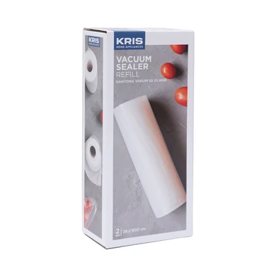 Gambar Kris Kantong Vacuum Roll Isi Ulang 28x500 cm Set 2 Pcs Transparan