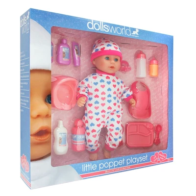 Dollsworld Bavaglini Per Bambole - Set Accessori Per Bambole, Abbigliamento In Miniatura