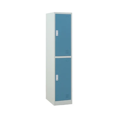 Gambar Informa Loker Metal 2 Pintu - Putih/Biru