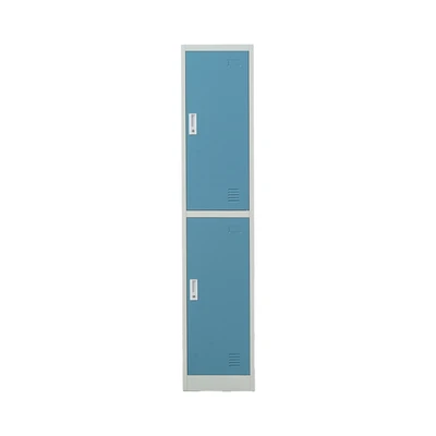Gambar Informa Loker Metal 2 Pintu - Putih/Biru