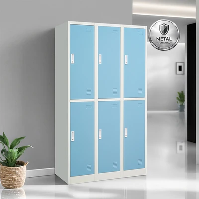 Gambar Informa Loker Metal 6 Pintu - Biru