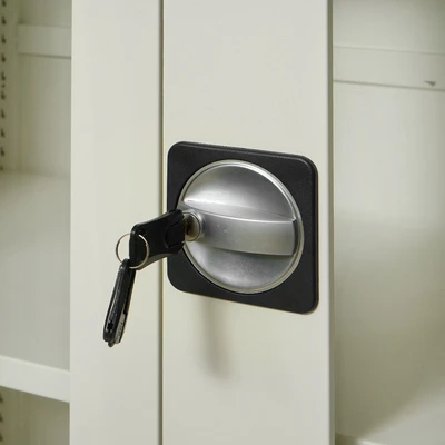 Gambar Informa Lemari Arsip Kantor Metal 2 Pintu Kaca High - Putih