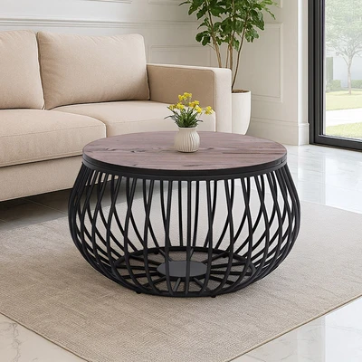 Gambar Informa Millburn Meja Tamu 60 cm - Hitam