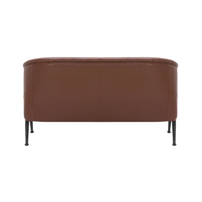 Gambar Informa Yawata Kursi Lounge Kulit 2 Seater - Cokelat