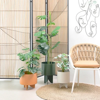 Gambar Informa Pot Dengan Stand 31 cm Set 3 pcs - Mix