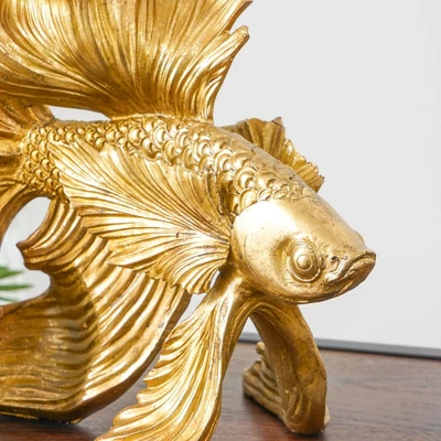 Gambar Informa Patung Miniatur Dekorasi Ikan Betta