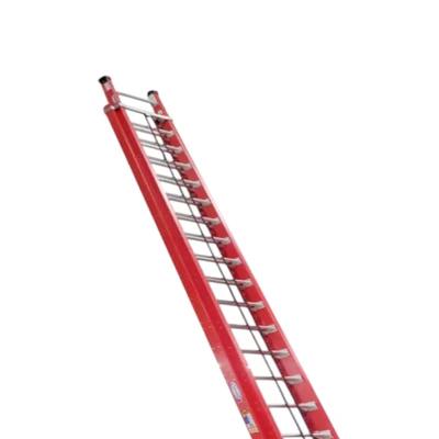 Gambar Werner 12 Mtr Tangga Ekstensi Fiberglass 40 Step D6240-2As - Merah