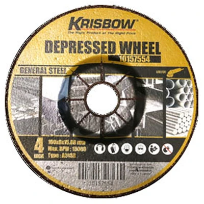 Gambar Krisbow Mata Gerinda Depressed 100X6X16 mm Gs Iradcw411