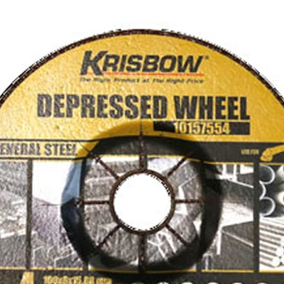Gambar Krisbow Mata Gerinda Depressed 100X6X16 mm Gs Iradcw411