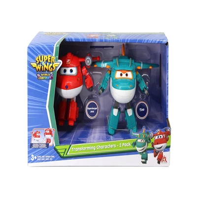 Gambar Alpha Group Set Robot Superwings Transforming Jett & Tino
