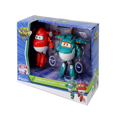 Gambar Alpha Group Set Robot Superwings Transforming Jett & Tino
