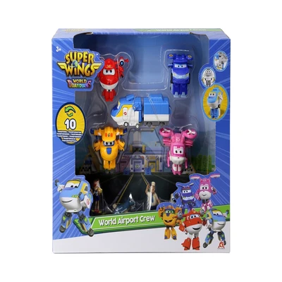 Gambar Alpha Group Superwings Set Mini Figure World Airport Crew