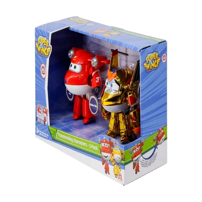 Gambar Alpha Group Set Robot Superwings Transform Jett Goldenboy
