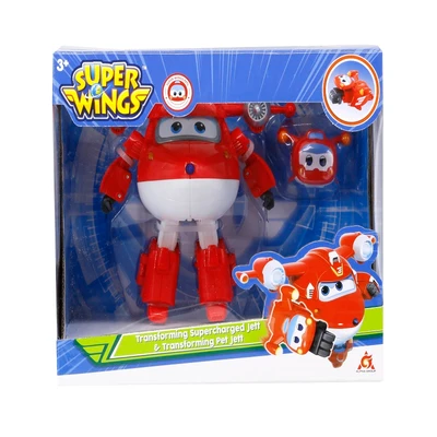 Gambar Alpha Group Robot Superwings Transforming & Super Pet Jett