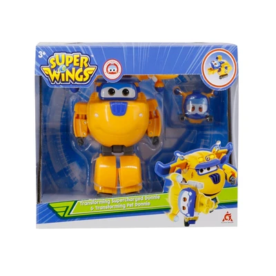 Gambar Alpha Group Robot Superwings Transforming Superpet Donie
