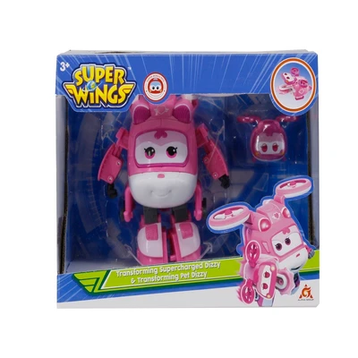 Gambar Alpha Group Robot Superwings Transforming Superpet Dizzy