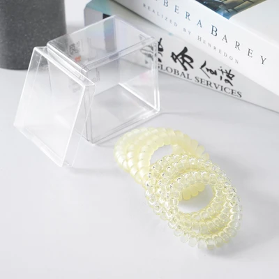 Gambar Ataru Ikat Rambut Spiral Dengan Kotak Set 6 pcs - Kuning