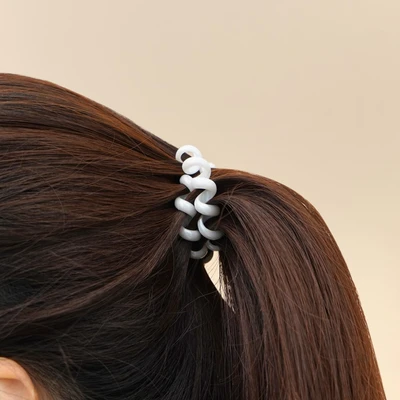 Gambar Ataru Ikat Rambut Spiral Dengan Kotak Set 6 pcs - Mix