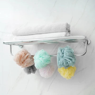 Gambar Ataru Set 2 Pcs Spons Mandi - Ungu/Hijau